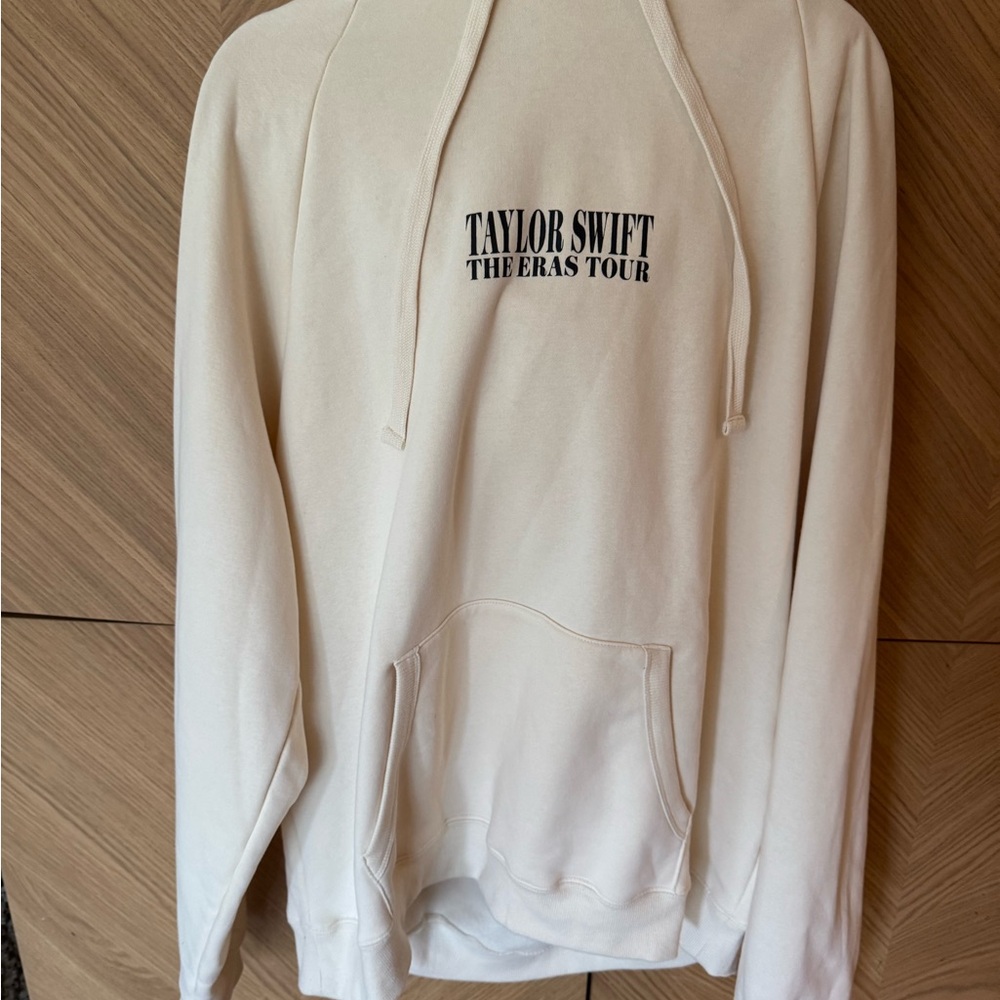 Authentic Taylor Swift The Eras Tour Cream Hoodie
